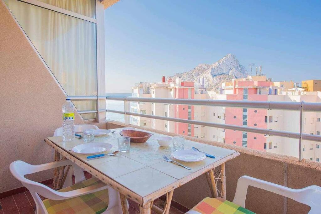 Apartamento En Calpe En 1ª Linea De Playa. Aguamarina Bagian luar foto